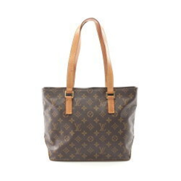 Louis Vuitton Cabas Piano Monogram Shoulder Bag Leather Brown - Picture 1 of 8